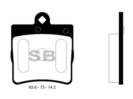 FBP2208 FIBA Brake Pad Set, disc brake