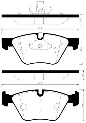 FBP2159 FIBA Brake System Brake Pad Set, disc brake