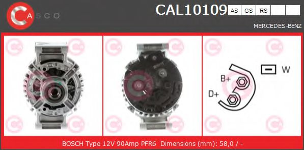 CASCO CAL10109AS