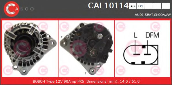 CASCO CAL10114AS