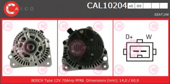 CASCO CAL10204AS