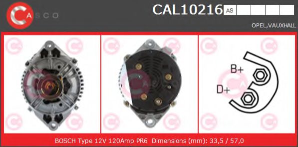 CASCO CAL10216AS