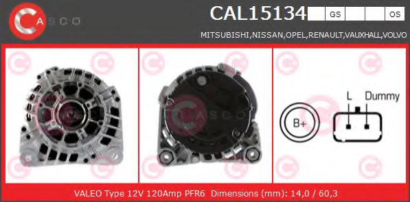 CASCO CAL15134GS