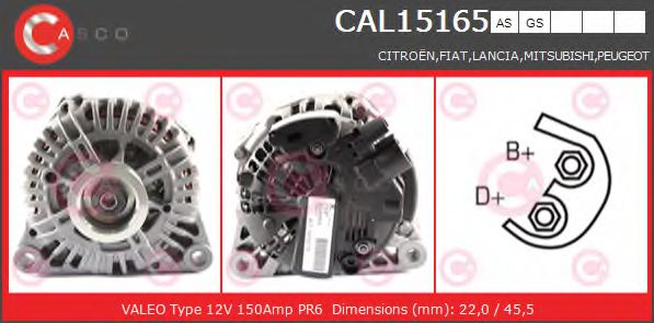 CASCO CAL15165AS
