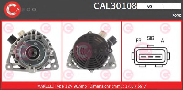 CASCO CAL30108GS