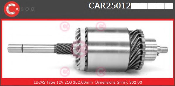 CAR25012PS CASCO Armature, starter