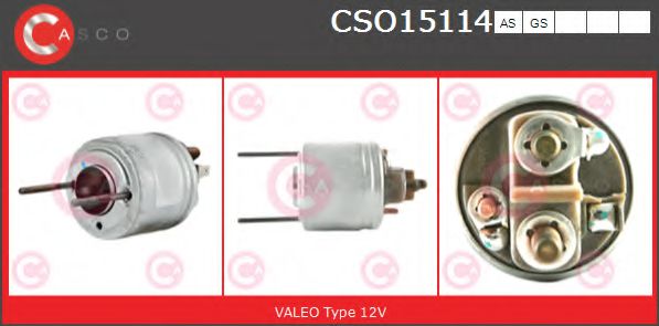CSO15114AS CASCO Solenoid Switch, starter