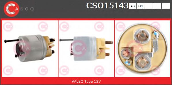 CSO15143AS CASCO Solenoid Switch, starter