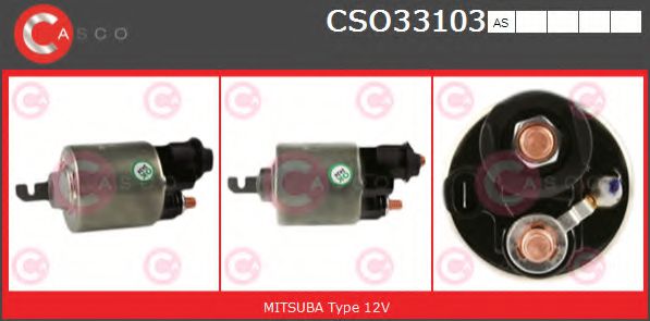 CSO33103AS CASCO Solenoid Switch, starter