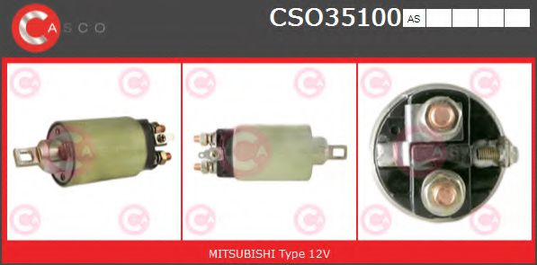 CSO35100AS CASCO Solenoid Switch, starter