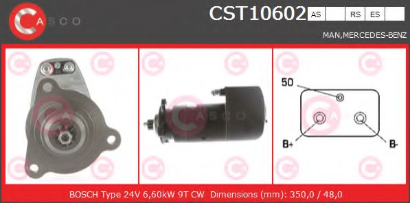CST10602ES CASCO Starter