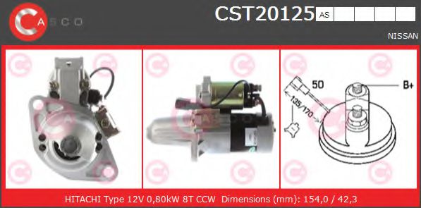 CST20125AS CASCO Starter