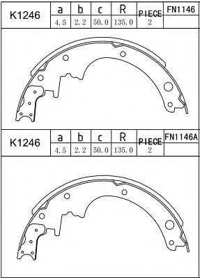 K1246 ASIMCO Wheel Suspension Wheel Bearing Kit