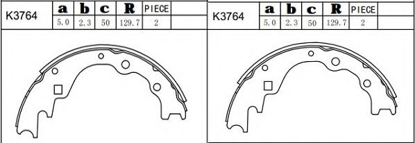 K3764 ASIMCO Wheel Suspension Wheel Bearing Kit