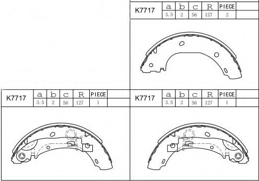 K7717 ASIMCO Bremsanlage Reparatursatz, Hauptbremszylinder
