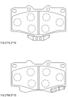 KD2203 ASIMCO Belt Drive Timing Belt Kit