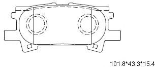 KD2783 ASIMCO Brake System Brake Pad Set, disc brake