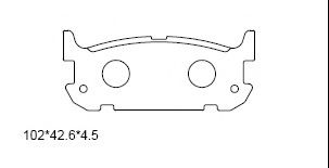 KD3774 ASIMCO Brake System Brake Pad Set, disc brake