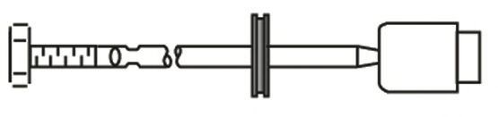 Rotule de direction intérieure, barre de connexion