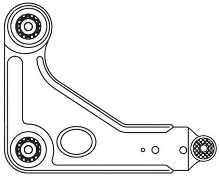 2334 FRAP Wheel Suspension Track Control Arm