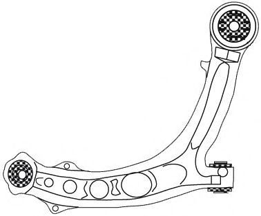 2648FR FRAP Wheel Suspension Track Control Arm