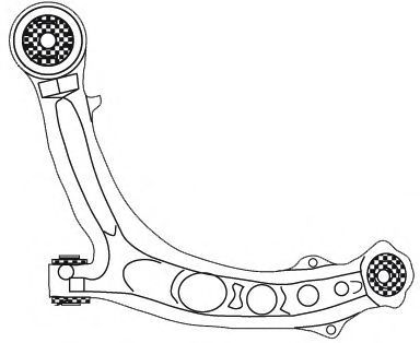 2649FR FRAP Wheel Suspension Track Control Arm