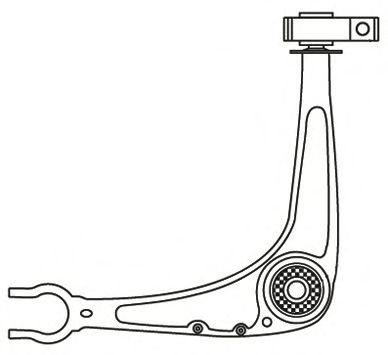 3935 FRAP Wheel Suspension Track Control Arm