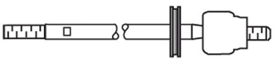 Articulación axial, barra de acoplamiento