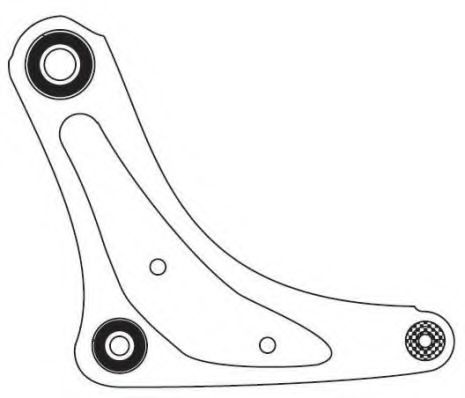 4482 FRAP Wheel Suspension Track Control Arm