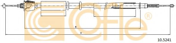 10.5241 COFLE Cable, parking brake