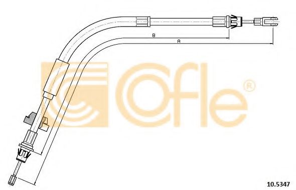10.5347 COFLE Cable, parking brake