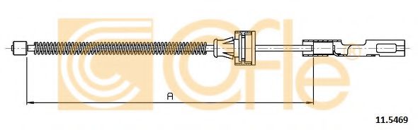 11.5469 COFLE Cable, parking brake