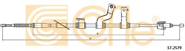 17.2579 COFLE Brake System Cable, parking brake
