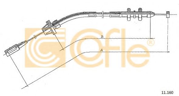 11.160 COFLE Accelerator Cable