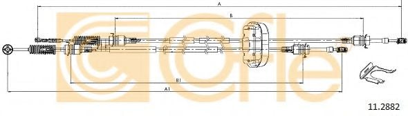 11.2882 COFLE Manual Transmission Cable, manual transmission