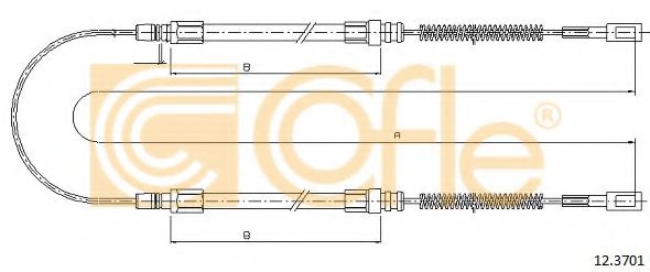 12.3701 COFLE Shock Absorber