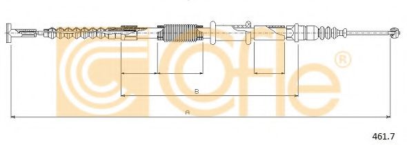 461.7 COFLE Wheel Suspension Track Control Arm