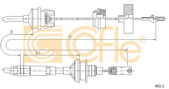492.1 COFLE Starter System Solenoid Switch, starter