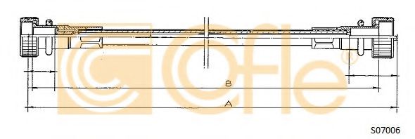 S07006 COFLE Instrumente Tachowelle