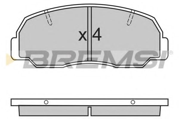 BREMSI BP2297