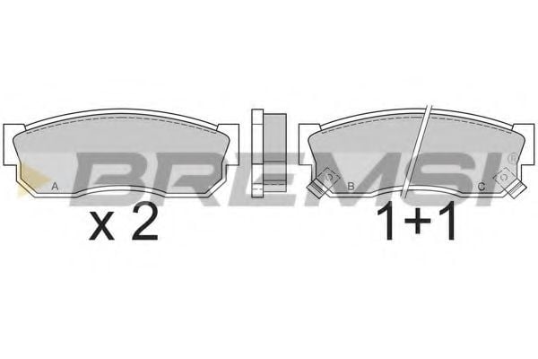 BREMSI BP2388