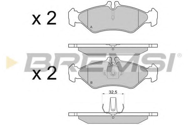 BREMSI BP2688