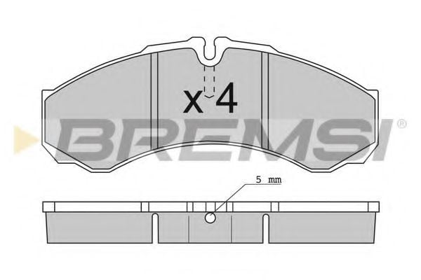 BREMSI BP2706