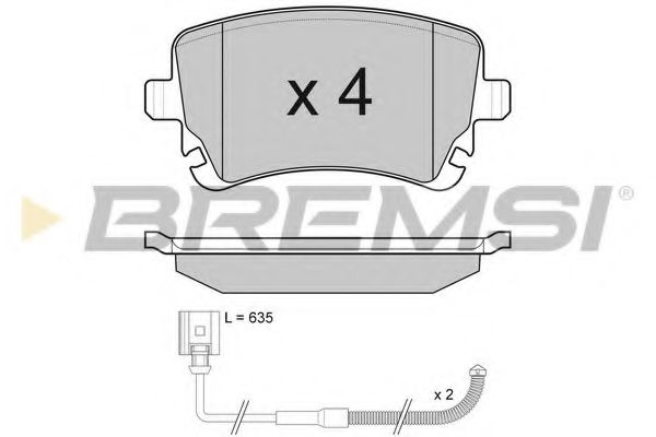 BREMSI BP3087