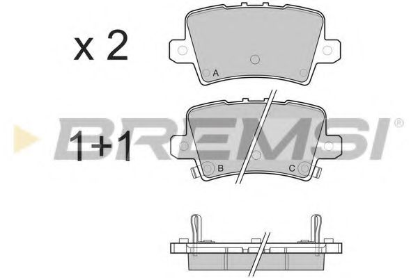 BREMSI BP3246