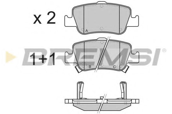 BREMSI BP3341