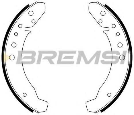 GF0534 BREMSI Brake Shoe Set