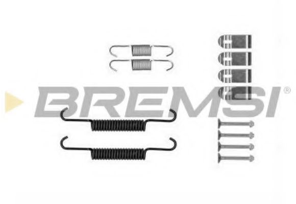 SK0881 BREMSI Brake System Accessory Kit, brake shoes