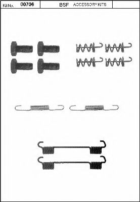 00706 BSF Accessory Kit, parking brake shoes