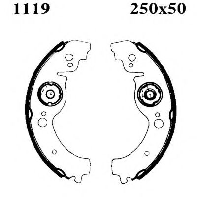 01119 BSF Exhaust System Gasket, exhaust pipe